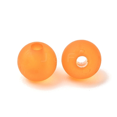 Round Transparent Acrylic Beads PL582-7-1