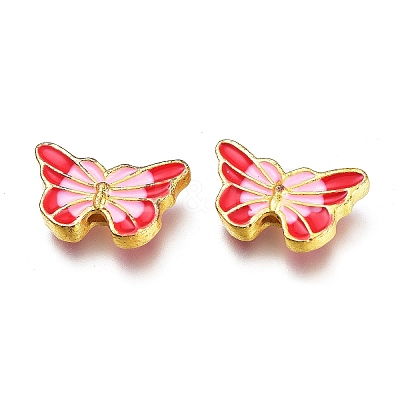 Alloy Enamel Beads LS-ENAM-H322-01G-1