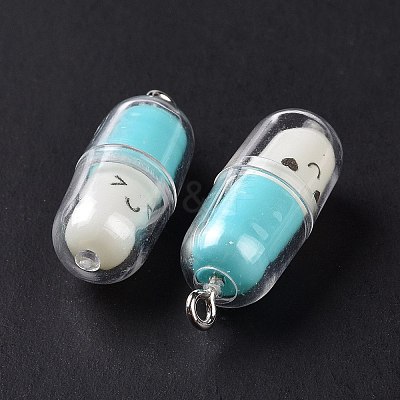 Translucent Plastic Pendants X-KY-L006-29E-1