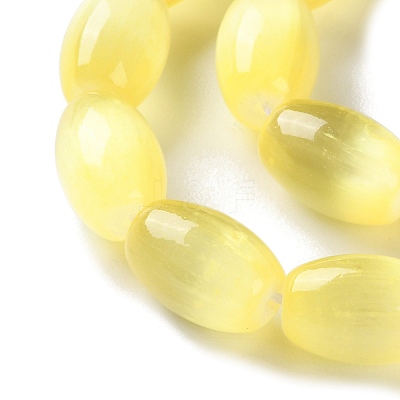 Macaron Color Natural Selenite Beads Strands G-B102-A01-03-1