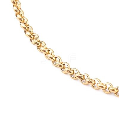 304 Stainless Steel Rolo Chain Bracelets BJEW-JB06029-1