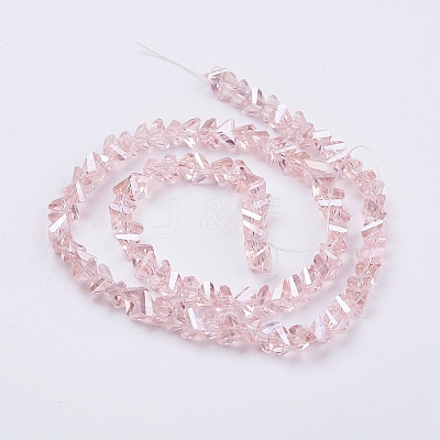 Electroplate Glass Beads Strands X-EGLA-J146-6mm-AB02-1