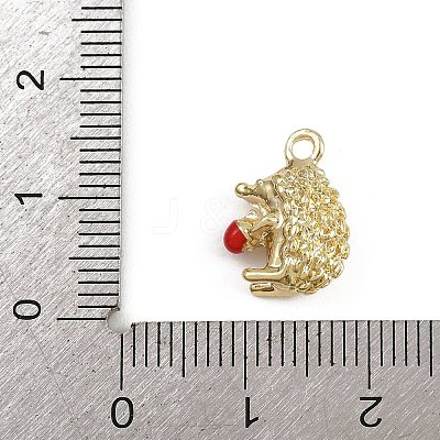 Alloy Enamel Charms FIND-I052-03G-01-1