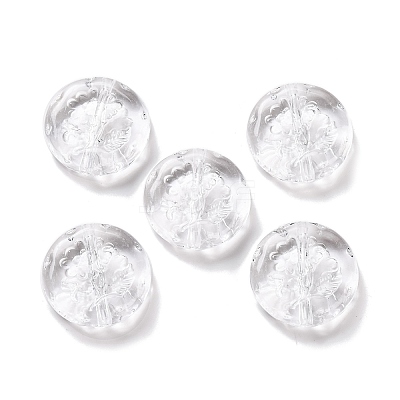 Transparent Acrylic Beads X-OACR-M011-19-1