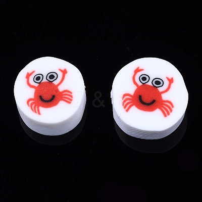 Handmade Polymer Clay Beads CLAY-N007-005-08-1