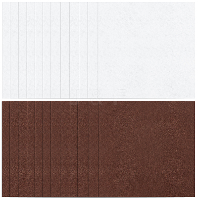 40 Sheets 2 Colors Felt Fabric DIY-CP0010-57-1