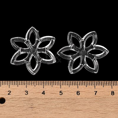 Transparent Acrylic Pendants TACR-G048-28-1