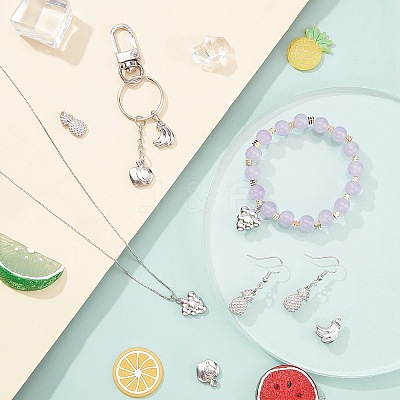 16Pcs 4 Style 201 Stainless Steel Pendants STAS-UN0030-23-1