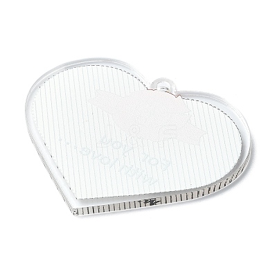Valentine's Day Transparent Acrylic Pendant LS-OACR-A025-02E-1