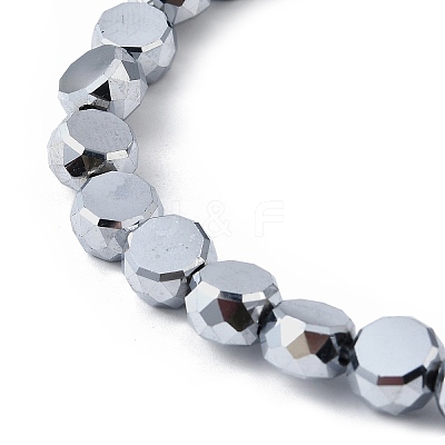 Electroplate Glass Beads Strands EGLA-L045-G-FP01-1