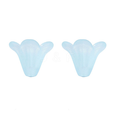 Frosted Acrylic Beads PL692-10-1