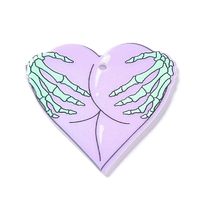 Printed Acrylic Pendants MACR-C016-04B-1