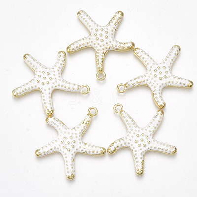 Spray Painted Alloy Pendants X-PALLOY-T065-24D-1