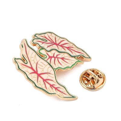 Caladium Leaf Enamel Pin AL-CBAA14E-02D-KCG-1