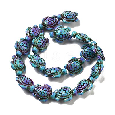 Synthetic Turquoise Dyed Beads Strands G-P507-05M-1