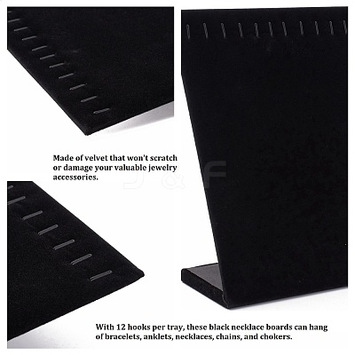 Velvet Necklace Displays NDIS-A001-5A-1