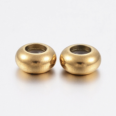 Ion Plating(IP) 202 Stainless Steel Beads LS-X-STAS-F148-6mm-07G-1