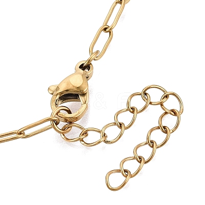 2.5MM Unisex 304 Stainless Steel Paperclip Chain Necklaces STAS-Q113-14G-01-1