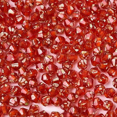Picasso Baking Paint Glass Seed Beads SEED-N007-37E-1