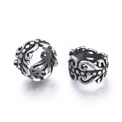 304 Stainless Steel Beads STAS-M274-087AS-1