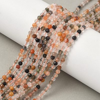Natural Agate Beads Strands G-D306-A03-3mm-1