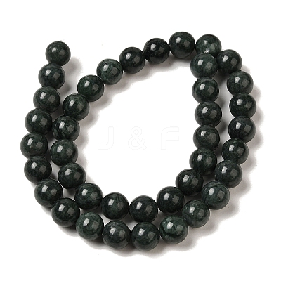 Natural Black Jade Beads Strands G-H067-A03-10MM-1