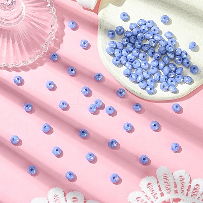 Opaque Acrylic Beads MACR-YW0003-55B-1