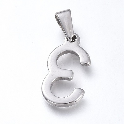 Non-Tarnish 304 Stainless Steel Pendants STAS-L210-05G-P-1