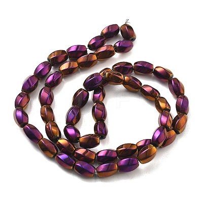 Electroplated Synthetic Non-magnetic Hematite Beads Strands G-P545-G02-02A-1