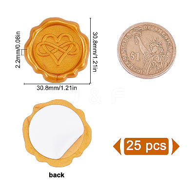 Adhesive Wax Seal Stickers DIY-WH0201-07C-1