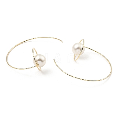 Rack Plating 925 Sterling Silver Dangle Earrings EJEW-Z024-01A-G-1