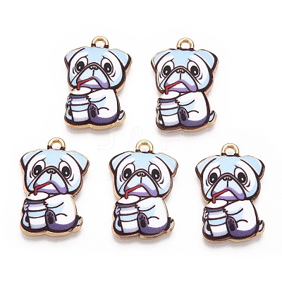 Printed Alloy Pendants ENAM-N056-199D-1