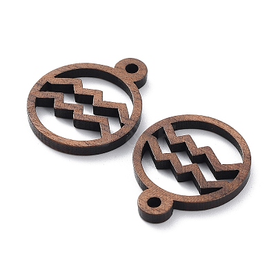Walnut Wood Laser Cut Pendants WOOD-Q051-07K-1