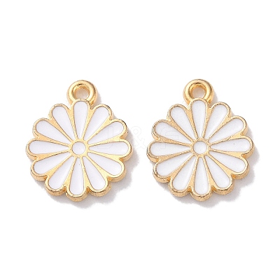 Alloy Enamel Pendants ENAM-O001-07I-G-1