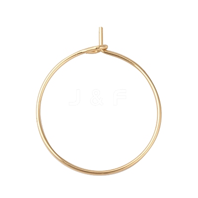 316L Surgical Stainless Steel Hoop Earring Findings STAS-G229-07G-03A-1