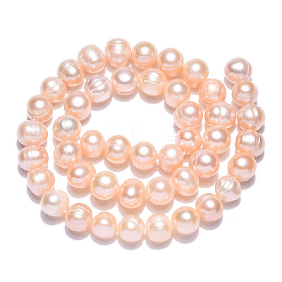 Natural Cultured Freshwater Pearl Beads Strands PEAR-N013-07L-1