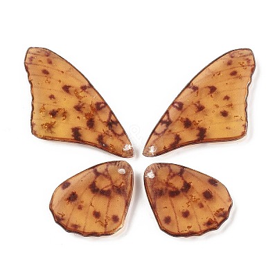 Translucent Resin Pendants Set RESI-G063-01A-1