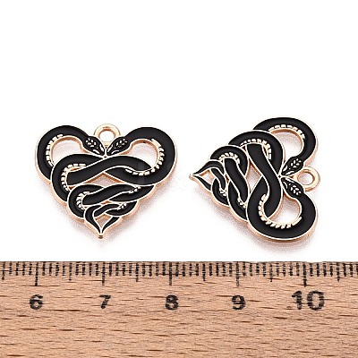 Halloween Theme Alloy and Enamel Pendants ENAM-T021-30F-02-1