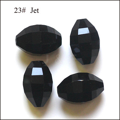 Imitation Austrian Crystal Beads SWAR-F056-9x6mm-23-1