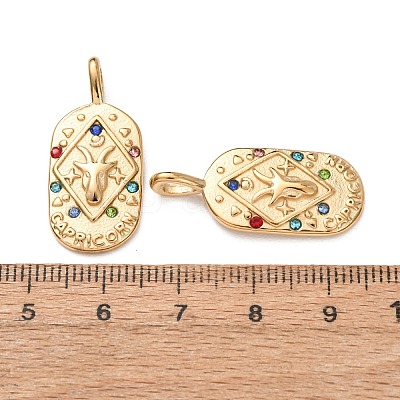 304 Stainless Steel Pendants STAS-C184-10G-05-1