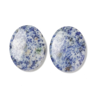 Natural Blue Spot Jasper Worry Stone for Anxiety Therapy G-B036-01N-1