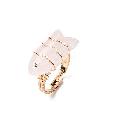 Gemstone Rings RJEW-P161-01G-M-1