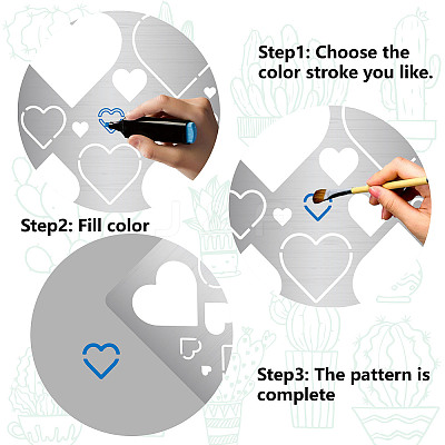 Valentine's Day Stainless Steel Metal Cutting Dies Stencils DIY-WH0518-001-1