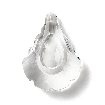 Transparent Glass Pendants GLAA-F118-09-1