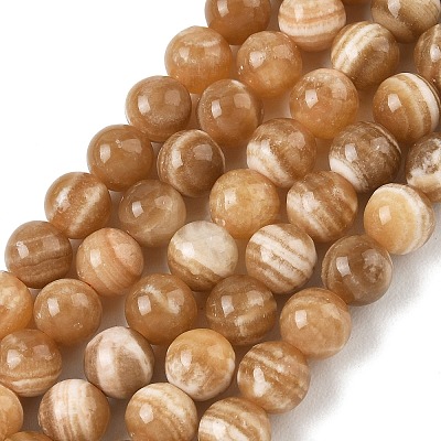 Natural Calcite Beads Strands LS-GG-CBA23C7-A01-6mm-1