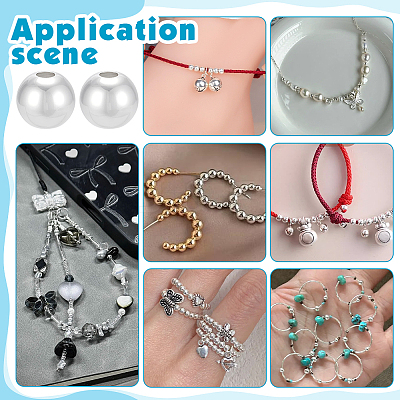 10Pcs 925 Sterling Silver Beads STER-PH0004-57-1