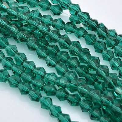 Faceted Bicone Glass Beads Strands EGLA-P017-3mm-09-1