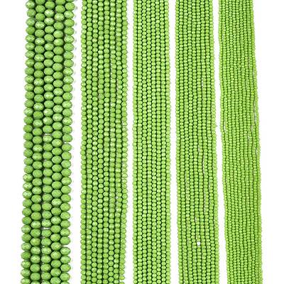 Opaque Solid Color Imitation Jade Glass Beads Strands LS-EGLA-A044-P8mm-D30-1