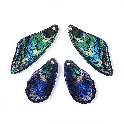 Epoxy Resin Pendants X-RESI-N045-02A-1