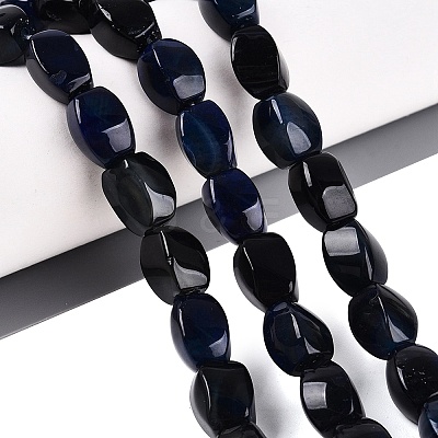 Natural Agate Beads Strands G-Q606-79-1